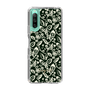 Slim Protection Case［ Ungrid - FlowerPrint - Black ］
