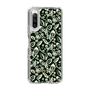 Slim Protection Case［ Ungrid - FlowerPrint - Black ］