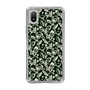 Slim Protection Case［ Ungrid - FlowerPrint - Black ］