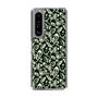 Slim Protection Case［ Ungrid - FlowerPrint - Black ］