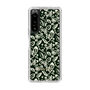 Slim Protection Case［ Ungrid - FlowerPrint - Black ］
