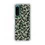 Slim Protection Case［ Ungrid - FlowerPrint - Black ］