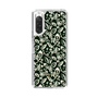 Slim Protection Case［ Ungrid - FlowerPrint - Black ］