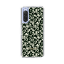 Slim Protection Case［ Ungrid - FlowerPrint - Black ］