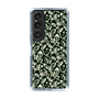 Slim Protection Case［ Ungrid - FlowerPrint - Black ］