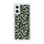 Slim Protection Case［ Ungrid - FlowerPrint - Black ］