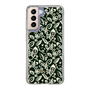 Slim Protection Case［ Ungrid - FlowerPrint - Black ］
