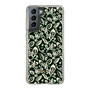 Slim Protection Case［ Ungrid - FlowerPrint - Black ］