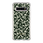 Slim Protection Case［ Ungrid - FlowerPrint - Black ］