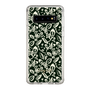 Slim Protection Case［ Ungrid - FlowerPrint - Black ］