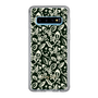 Slim Protection Case［ Ungrid - FlowerPrint - Black ］