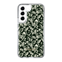 Slim Protection Case［ Ungrid - FlowerPrint - Black ］