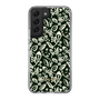 Slim Protection Case［ Ungrid - FlowerPrint - Black ］
