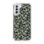 Slim Protection Case［ Ungrid - FlowerPrint - Black ］