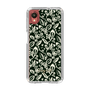 Slim Protection Case［ Ungrid - FlowerPrint - Black ］