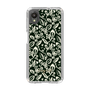 Slim Protection Case［ Ungrid - FlowerPrint - Black ］