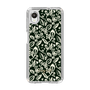 Slim Protection Case［ Ungrid - FlowerPrint - Black ］