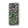 Slim Protection Case［ Ungrid - FlowerPrint - Black ］