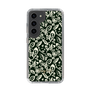 Slim Protection Case［ Ungrid - FlowerPrint - Black ］