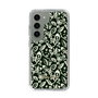Slim Protection Case［ Ungrid - FlowerPrint - Black ］