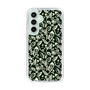 Slim Protection Case［ Ungrid - FlowerPrint - Black ］