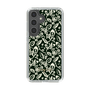 Slim Protection Case［ Ungrid - FlowerPrint - Black ］