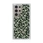 Slim Protection Case［ Ungrid - FlowerPrint - Black ］