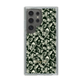Slim Protection Case［ Ungrid - FlowerPrint - Black ］