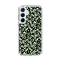 Slim Protection Case［ Ungrid - FlowerPrint - Black ］