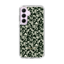 Slim Protection Case［ Ungrid - FlowerPrint - Black ］