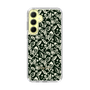 Slim Protection Case［ Ungrid - FlowerPrint - Black ］