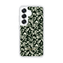 Slim Protection Case［ Ungrid - FlowerPrint - Black ］