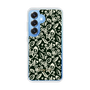 Slim Protection Case［ Ungrid - FlowerPrint - Black ］