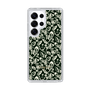 Slim Protection Case［ Ungrid - FlowerPrint - Black ］