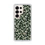 Slim Protection Case［ Ungrid - FlowerPrint - Black ］