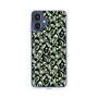 Slim Protection Case［ Ungrid - FlowerPrint - Black ］