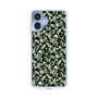 Slim Protection Case［ Ungrid - FlowerPrint - Black ］