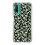 Slim Protection Case［ Ungrid - FlowerPrint - Black ］