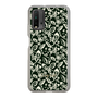 Slim Protection Case［ Ungrid - FlowerPrint - Black ］