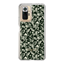 Slim Protection Case［ Ungrid - FlowerPrint - Black ］
