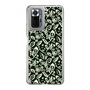 Slim Protection Case［ Ungrid - FlowerPrint - Black ］