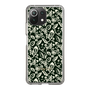 Slim Protection Case［ Ungrid - FlowerPrint - Black ］