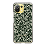 Slim Protection Case［ Ungrid - FlowerPrint - Black ］