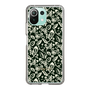 Slim Protection Case［ Ungrid - FlowerPrint - Black ］