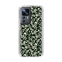Slim Protection Case［ Ungrid - FlowerPrint - Black ］