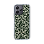 Slim Protection Case［ Ungrid - FlowerPrint - Black ］