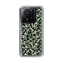 Slim Protection Case［ Ungrid - FlowerPrint - Black ］