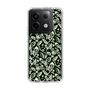 Slim Protection Case［ Ungrid - FlowerPrint - Black ］