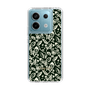 Slim Protection Case［ Ungrid - FlowerPrint - Black ］