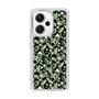 Slim Protection Case［ Ungrid - FlowerPrint - Black ］